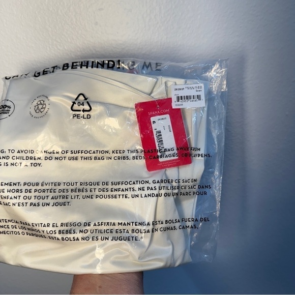 NWT - Satin Shaping Mid-thigh Short - Linen - Size: 2X or 22/24 - Picture 5 of 5